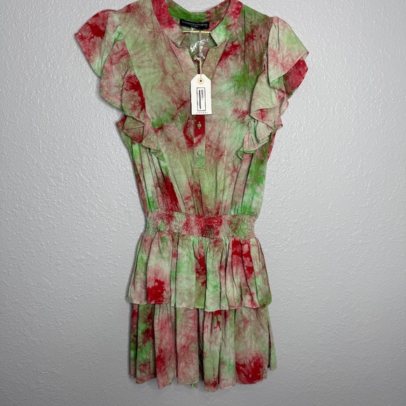 NWT Women's Medium Tie Dye Terred Dress -cp - Picture 2 of 8
